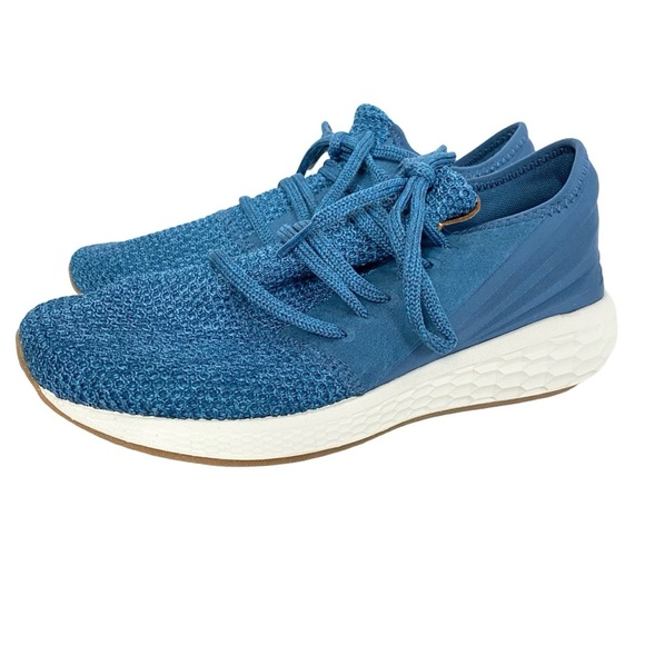 New Balance Fresh Foam Cruz Sneakers Womens 10 Mesh Fabric Teal Blue Like New - Picture 2 of 15